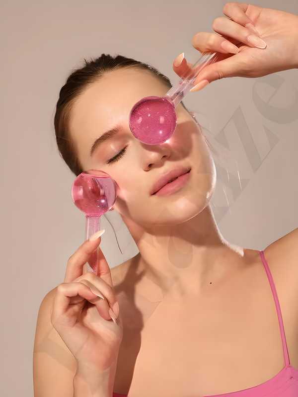 Crystal Ice Ball for Facials - 2pcs