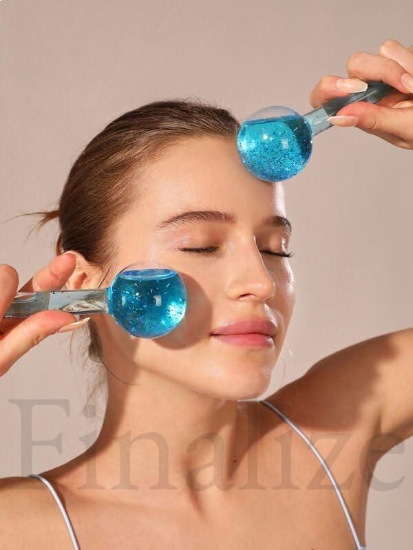 Crystal Ice Ball for Facials - 2pcs